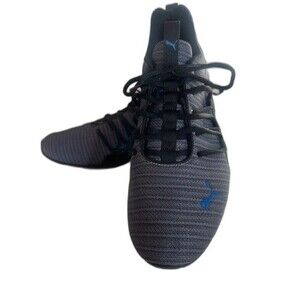PUMA Mens Axelion Ridge Cross Trainer Iron Gate Black and Blue  Size 11.5 Mwd